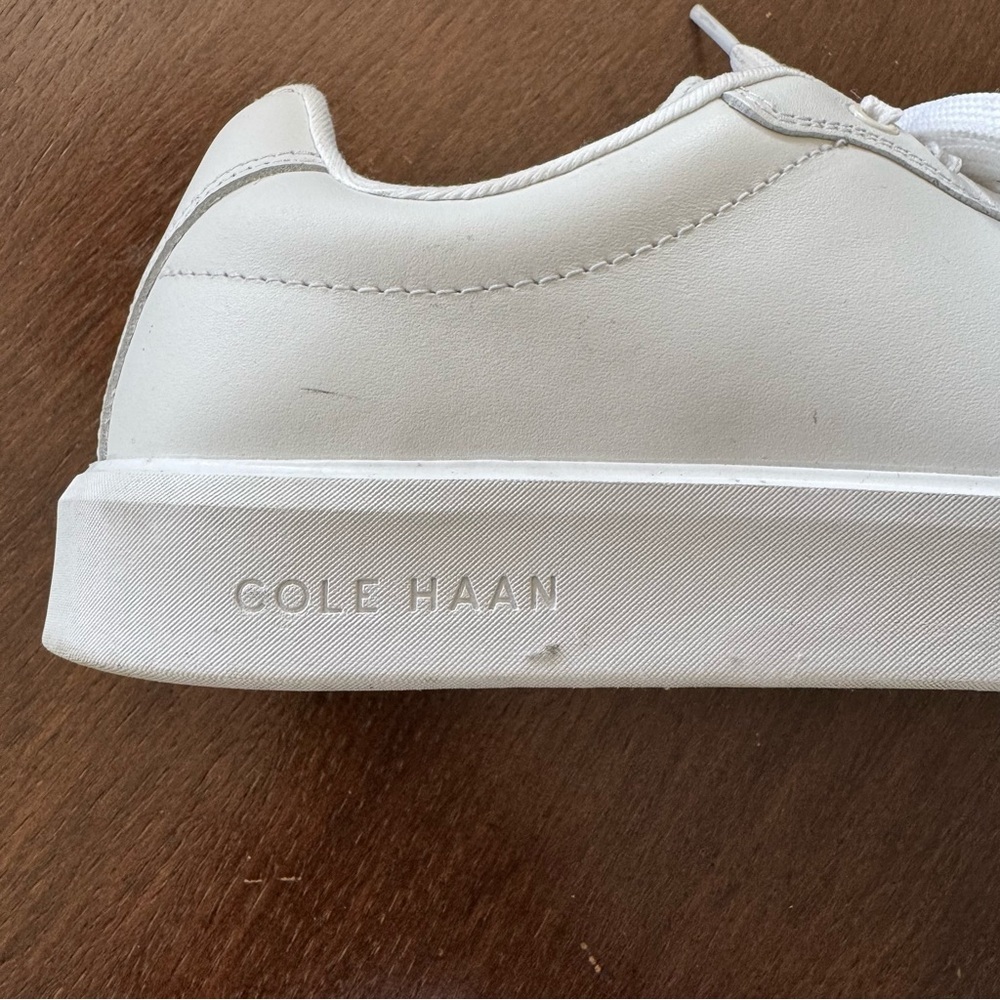 Cole Haan Grand Crosscourt Daily Sneaker Optic White Leather C39987 Men’s 9.5 - Picture 6 of 10